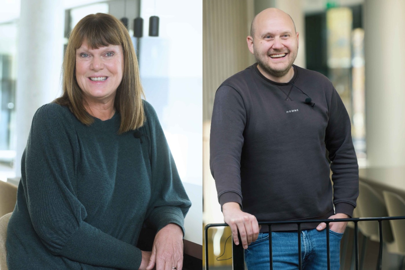 Rådgivere Karen og Per Olav smiler